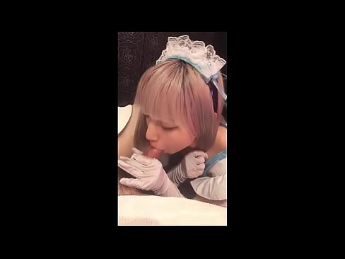 ❤️ Japanese Idol [mayuka], Frânsk faam kostúm, diel 1, blowjob en jerk off mei lotion Porno by wy ❌